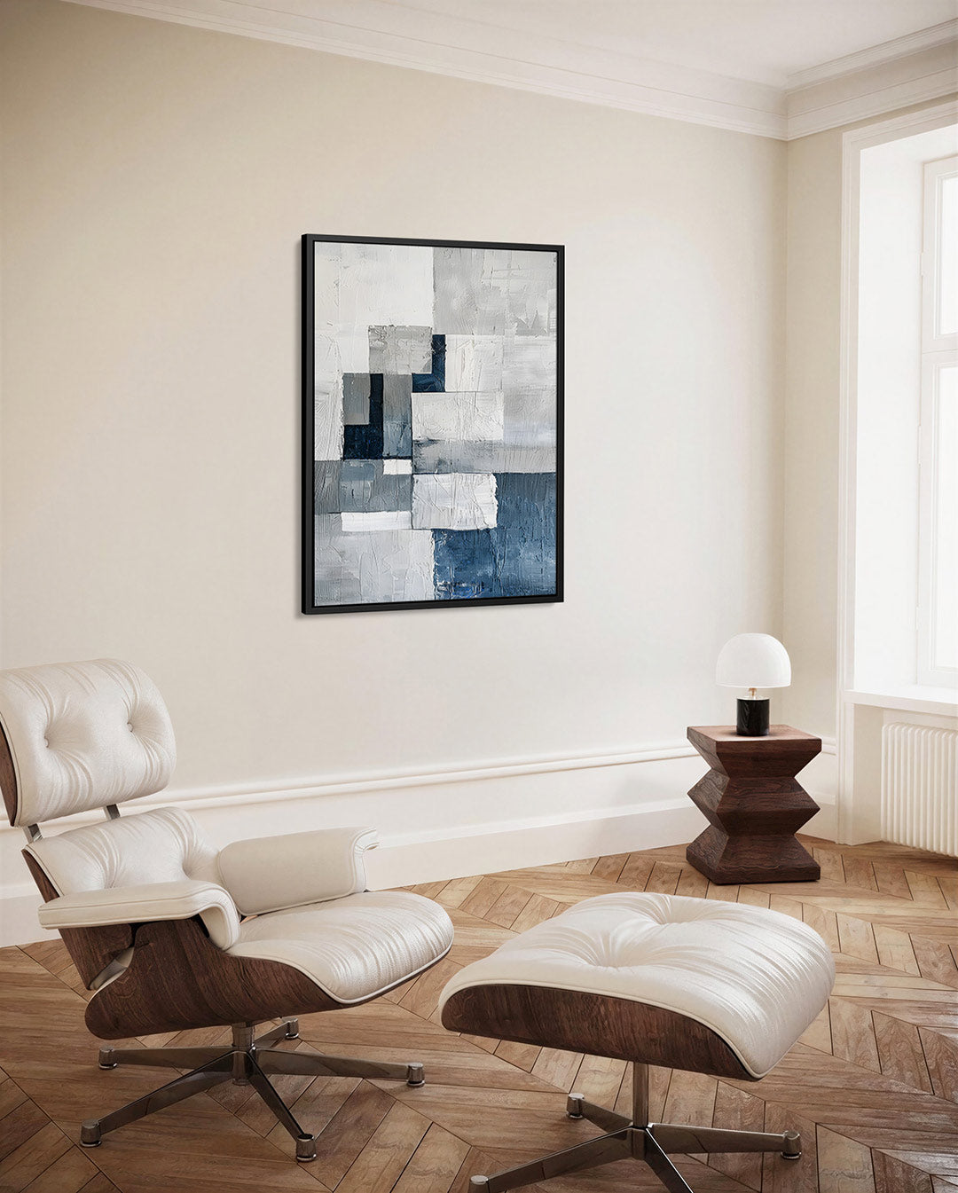 Geometrische compositie Kunstwerk