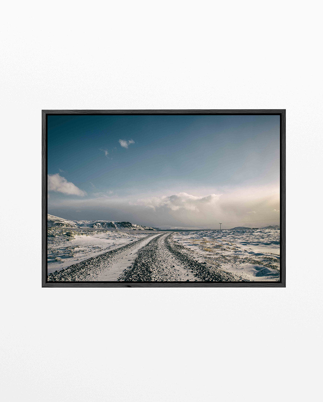 Winterse landschap Kunstwerk