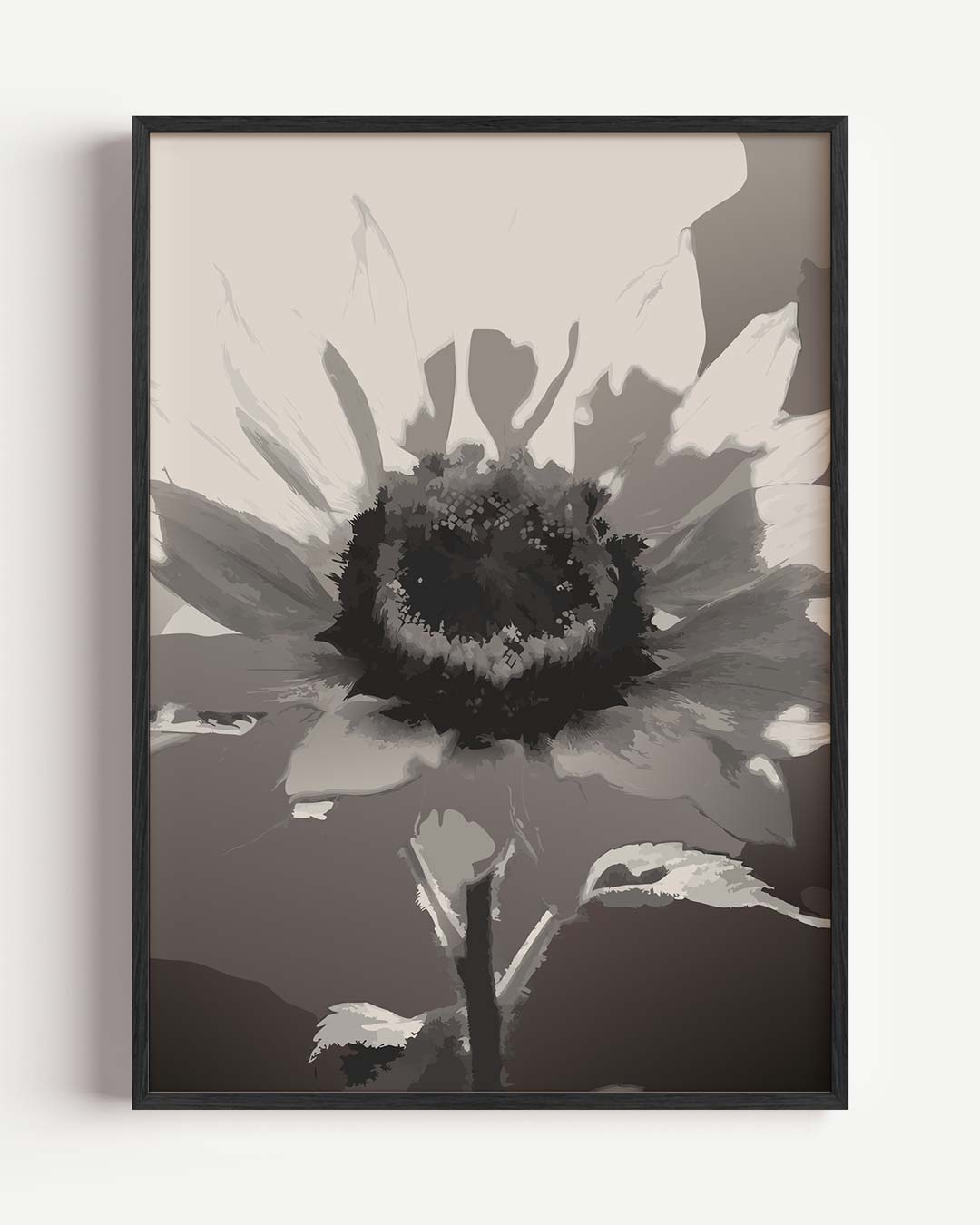 Stijlvolle Zonnebloem Poster-WallArtistic