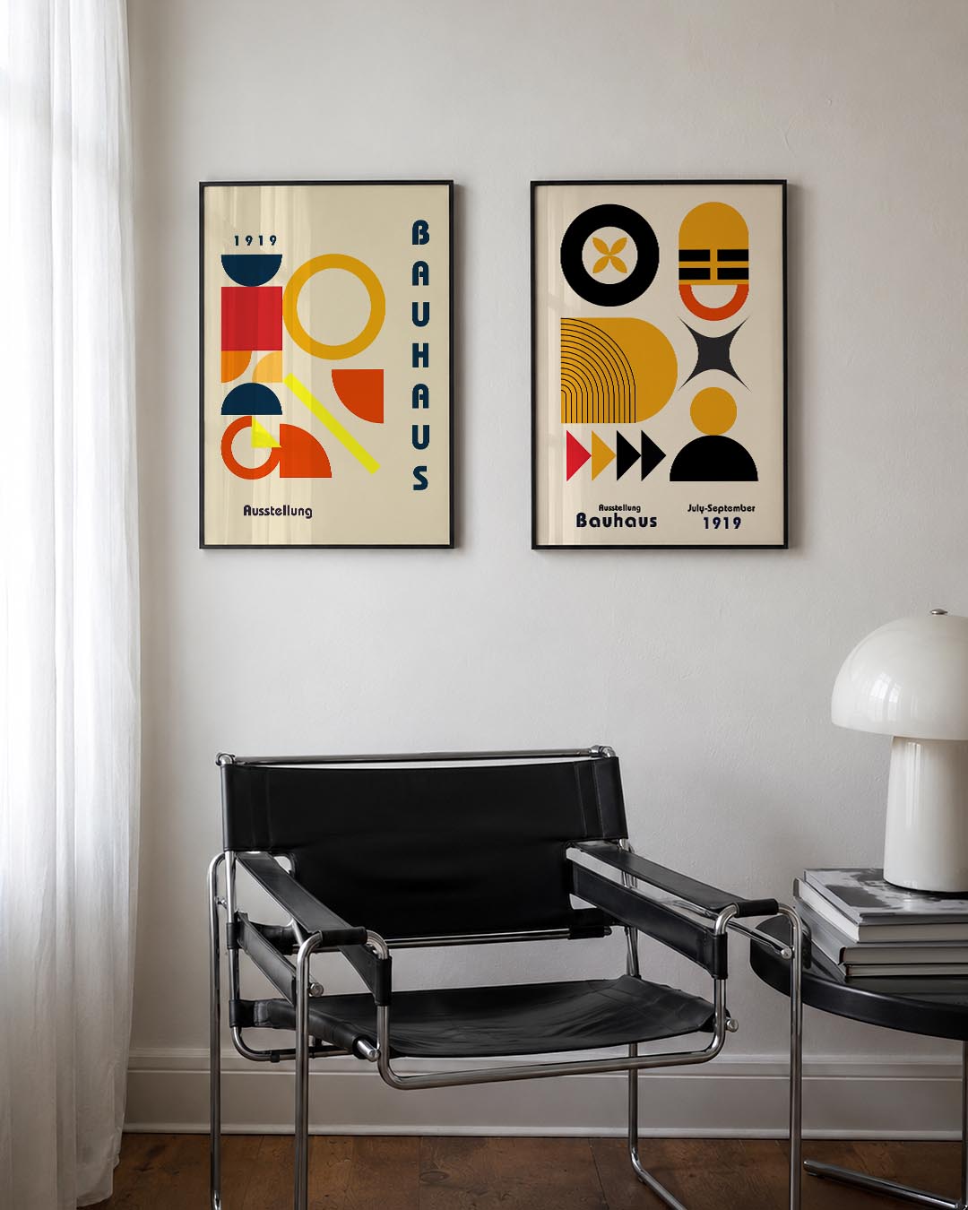 Vormen en kleurvlakken Posterset