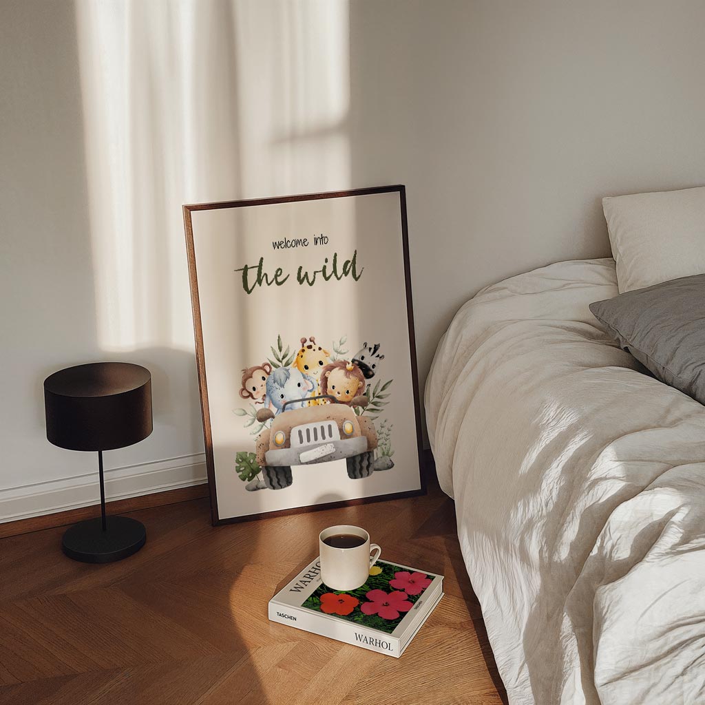 Welcome into the Wild - Jungle Avontuur Poster-WallArtistic