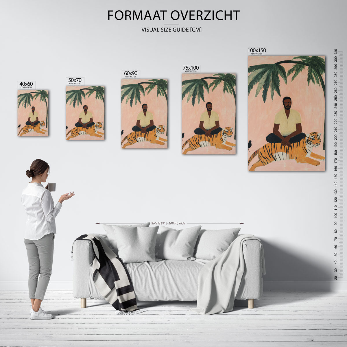 Dromerige tropen Kunstwerk