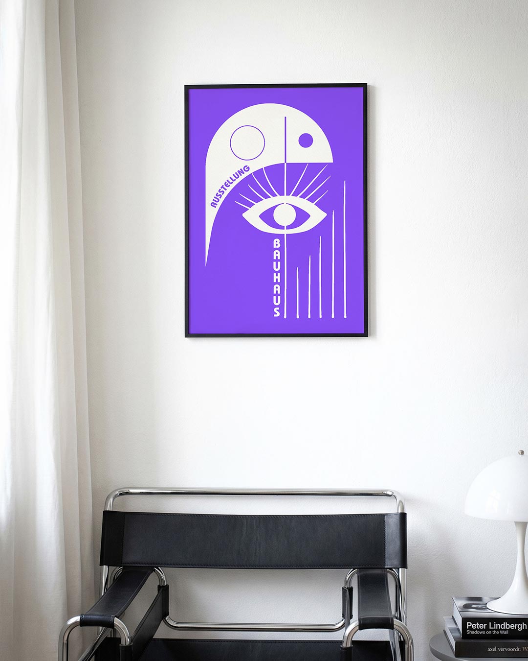 Oog en lijnen Poster