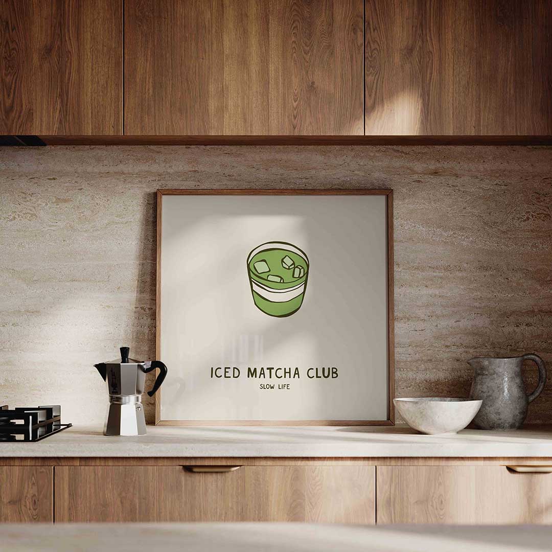 Iced matcha club Poster