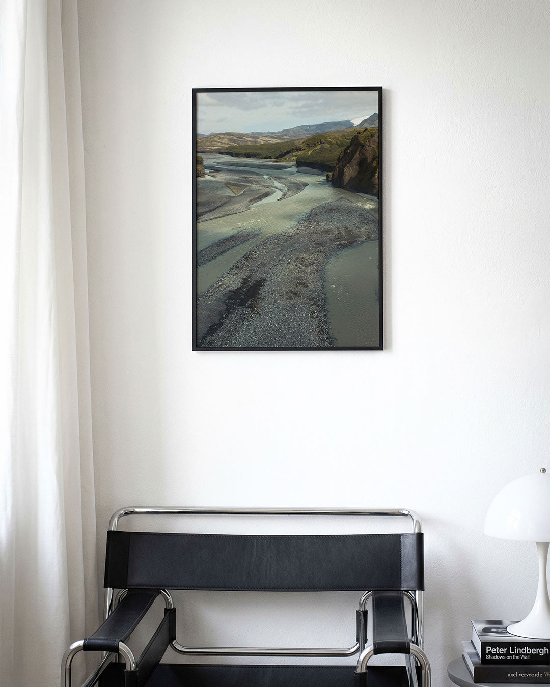 Rivierlandschap Poster