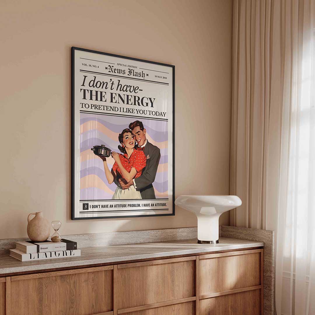 Retro koppel Poster