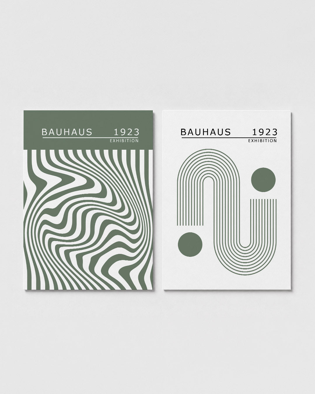Golvend lijnenspel Posterset