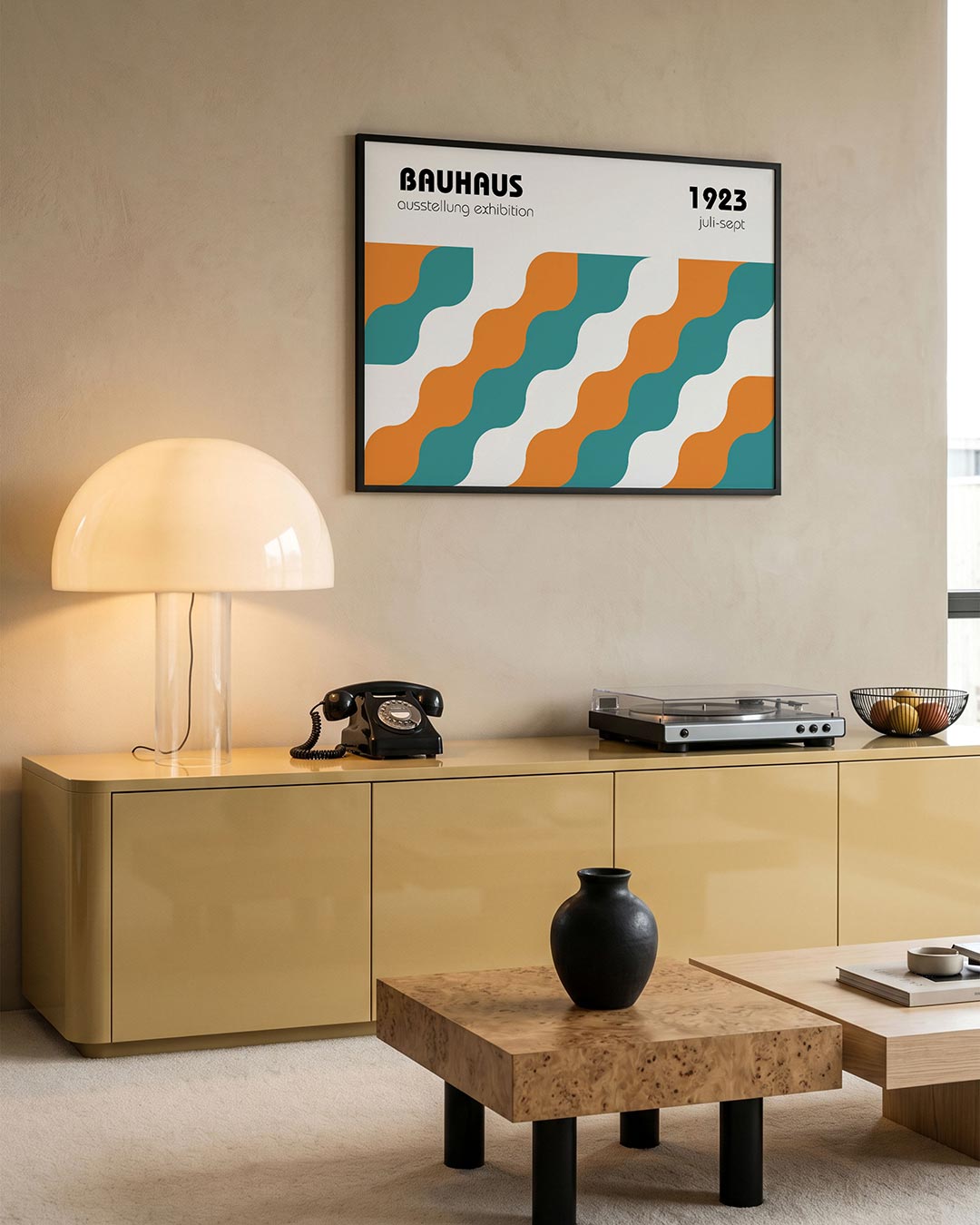 Golvend lijnenspel Poster