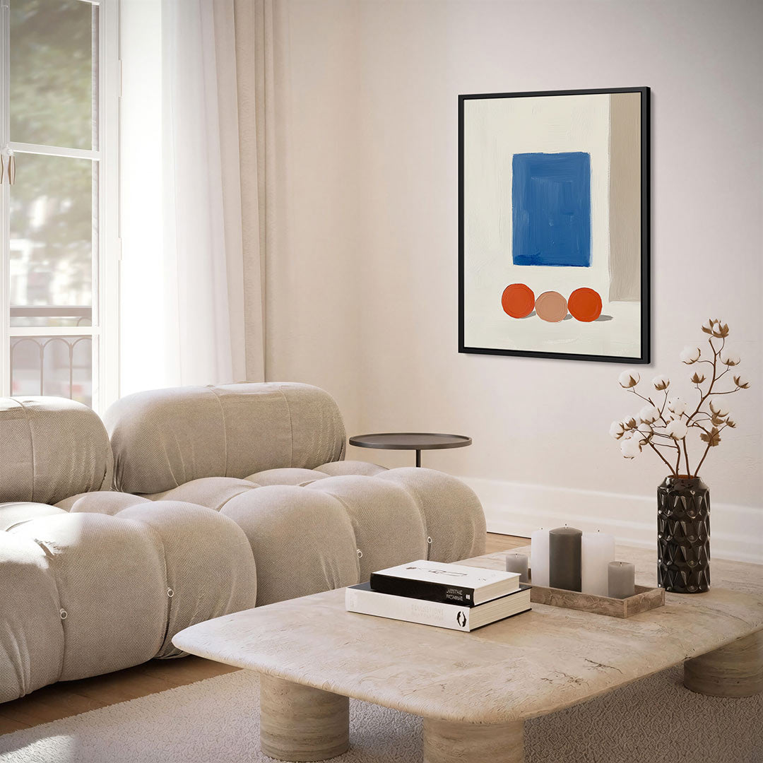 Geometrische vormen compositie Kunstwerk