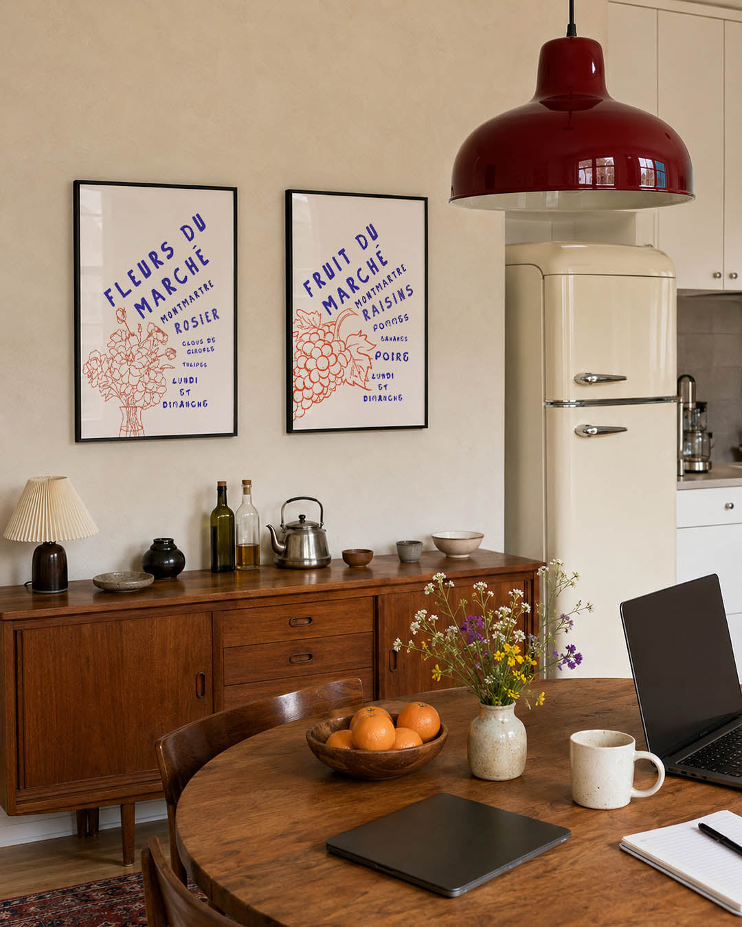 Bloem en tekst Posterset