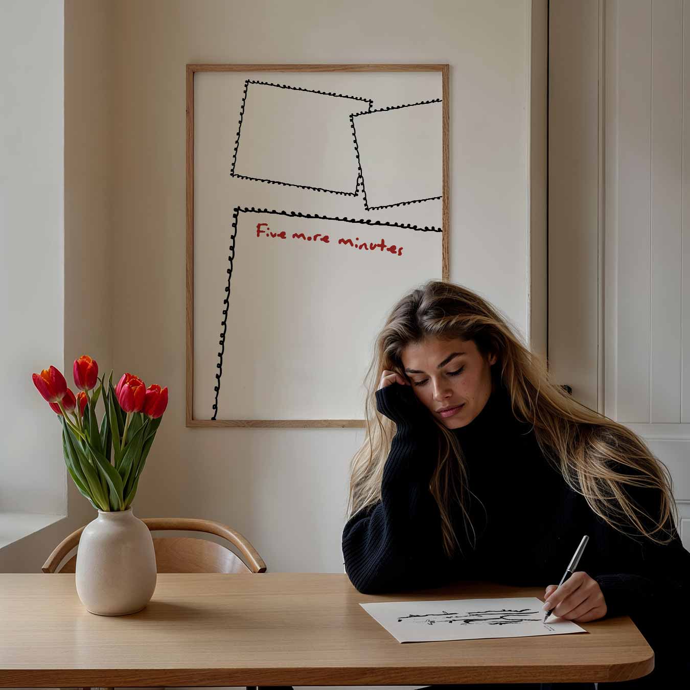 Relaxed Morning Vibes Poster-WallArtistic