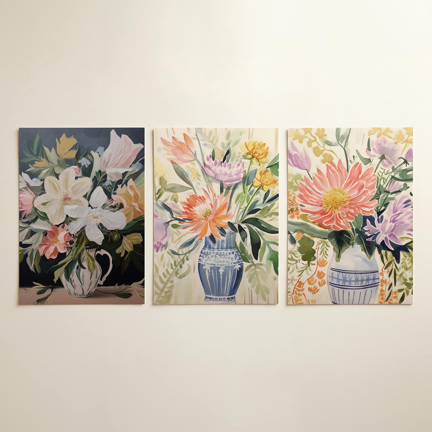 Bloemrijke kleurenpracht Posterset