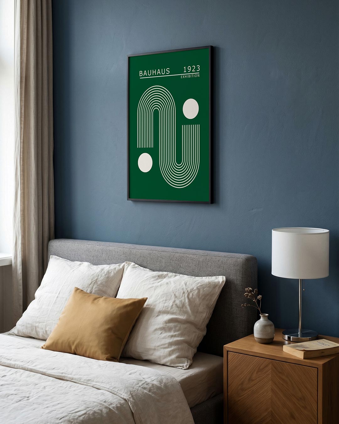 Lijnen en cirkelvormen Poster