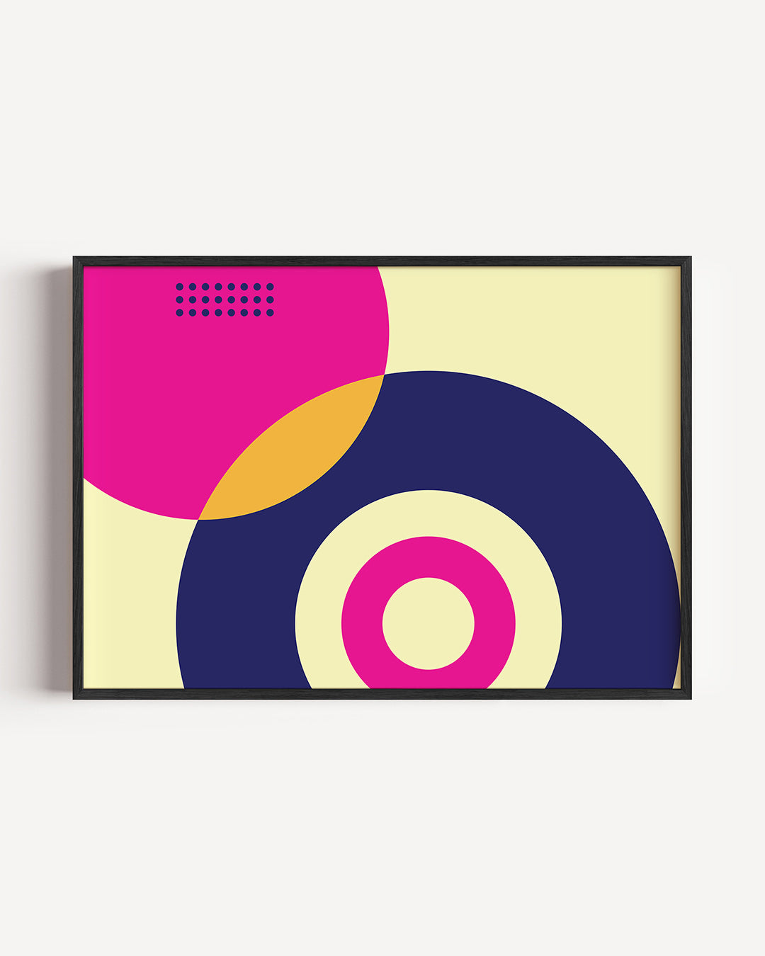 Cirkelvormen en kleur Poster