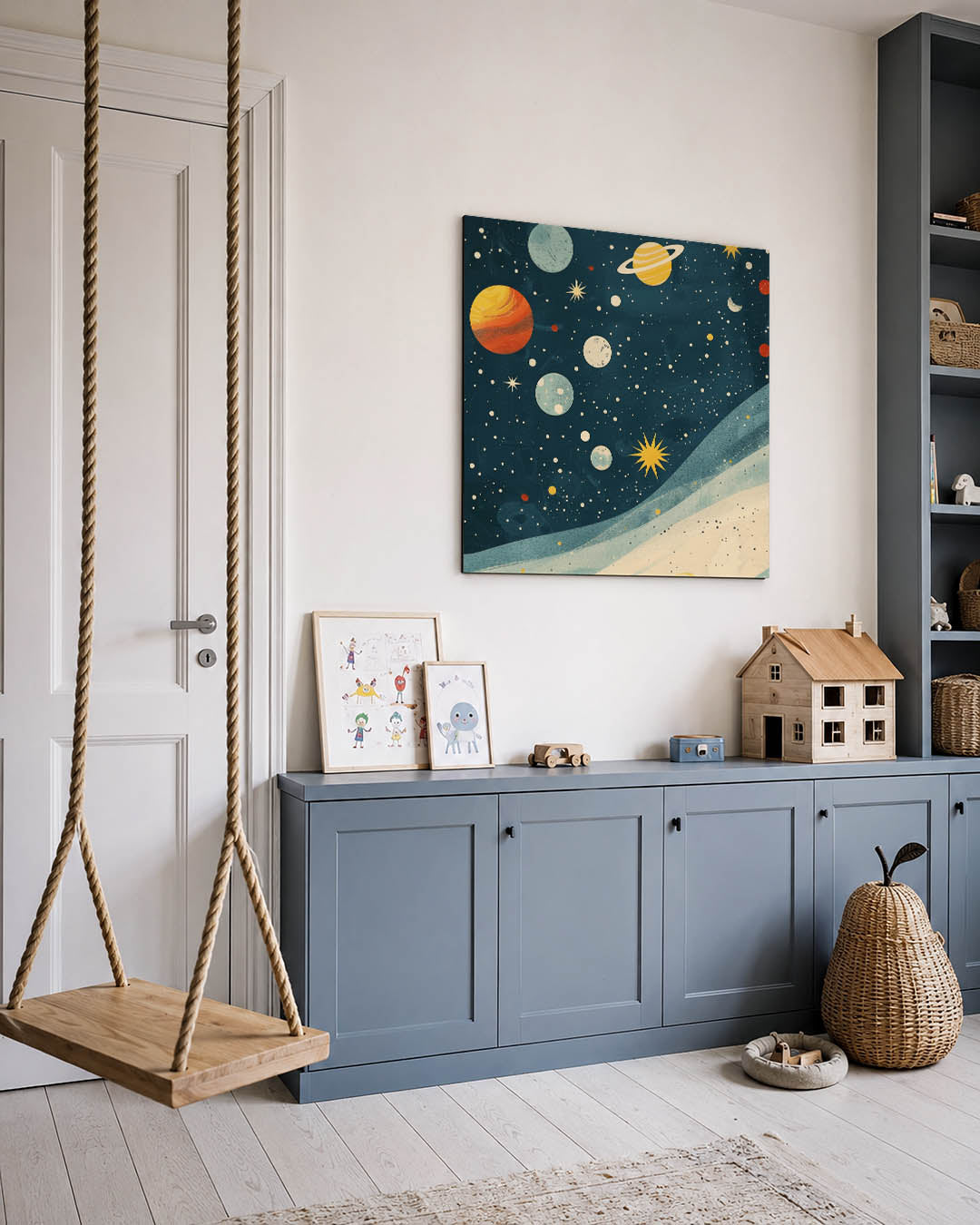 Kosmische vormen Kunstwerk
