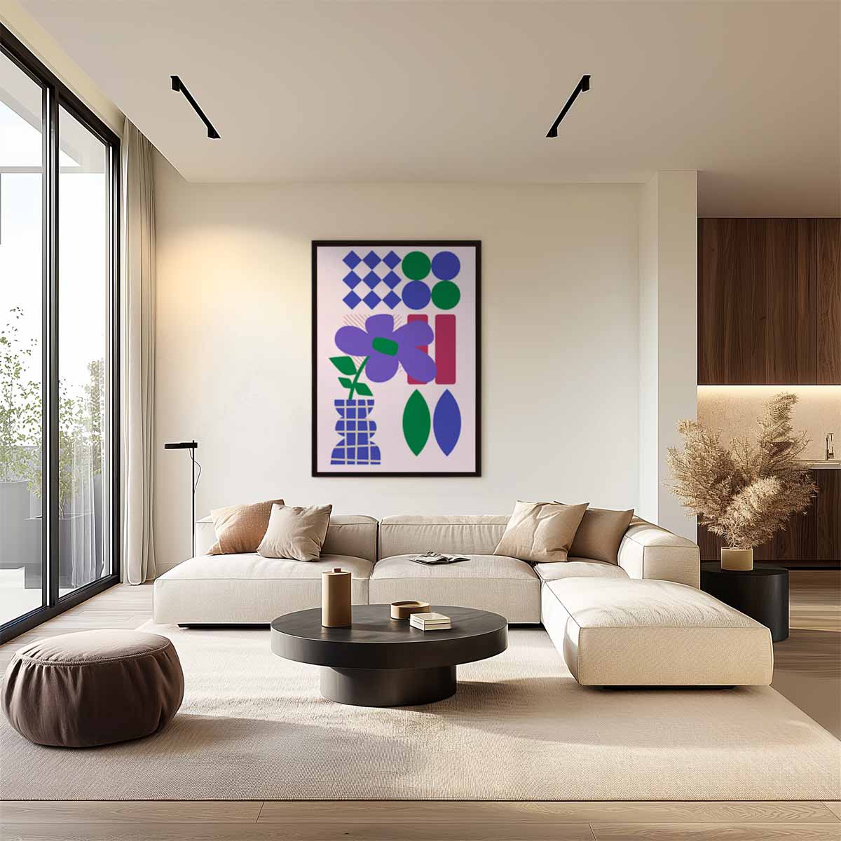 Bloemenfeest Kunstwerk-canvas-dibond-plexiglas-wanddecoratie-WallArtistic