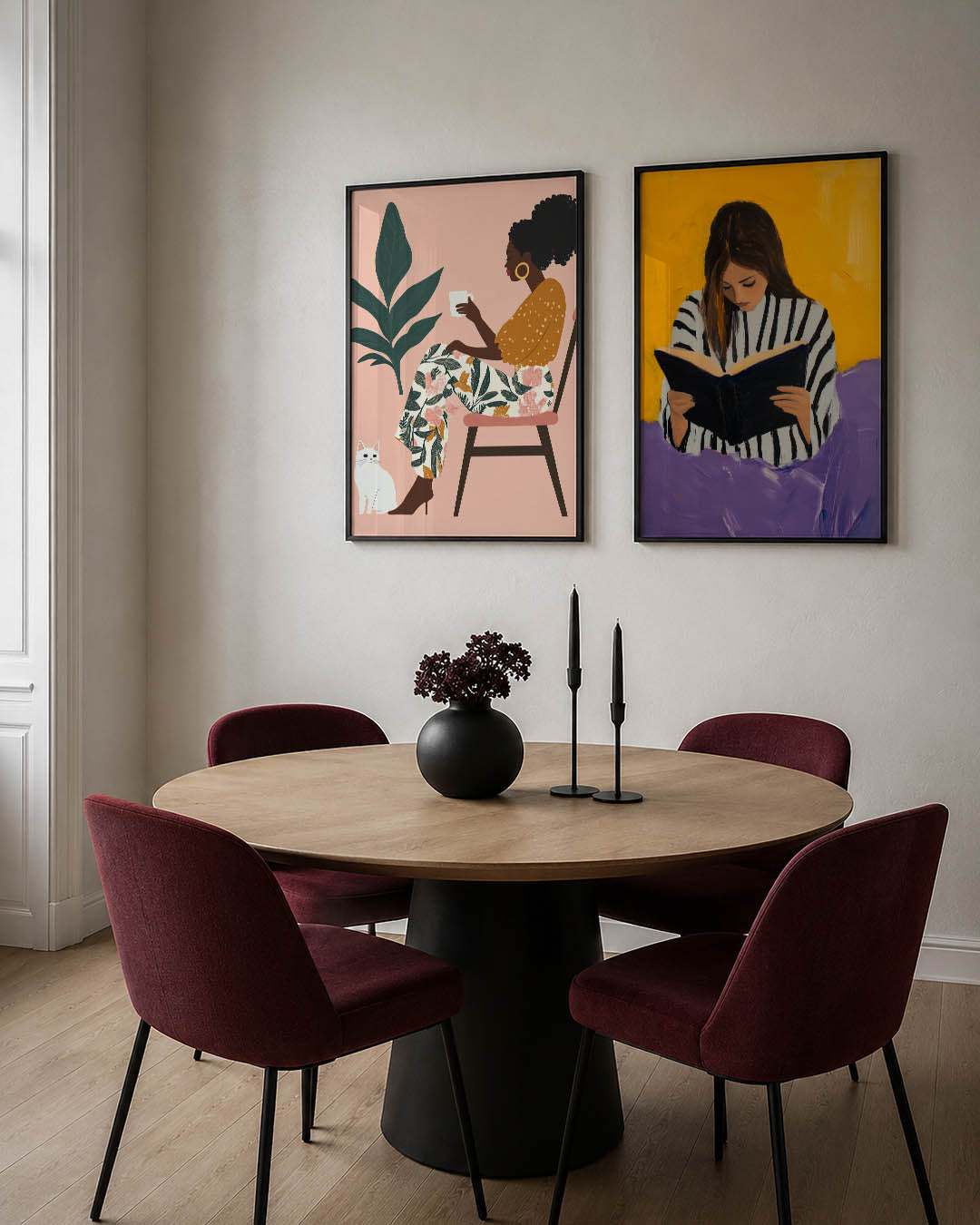 Vorm en kleurenspel Posterset