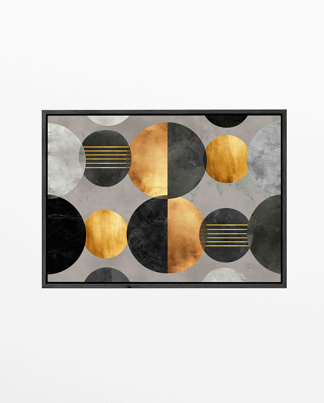 Geometrische cirkelcompositie Kunstwerk