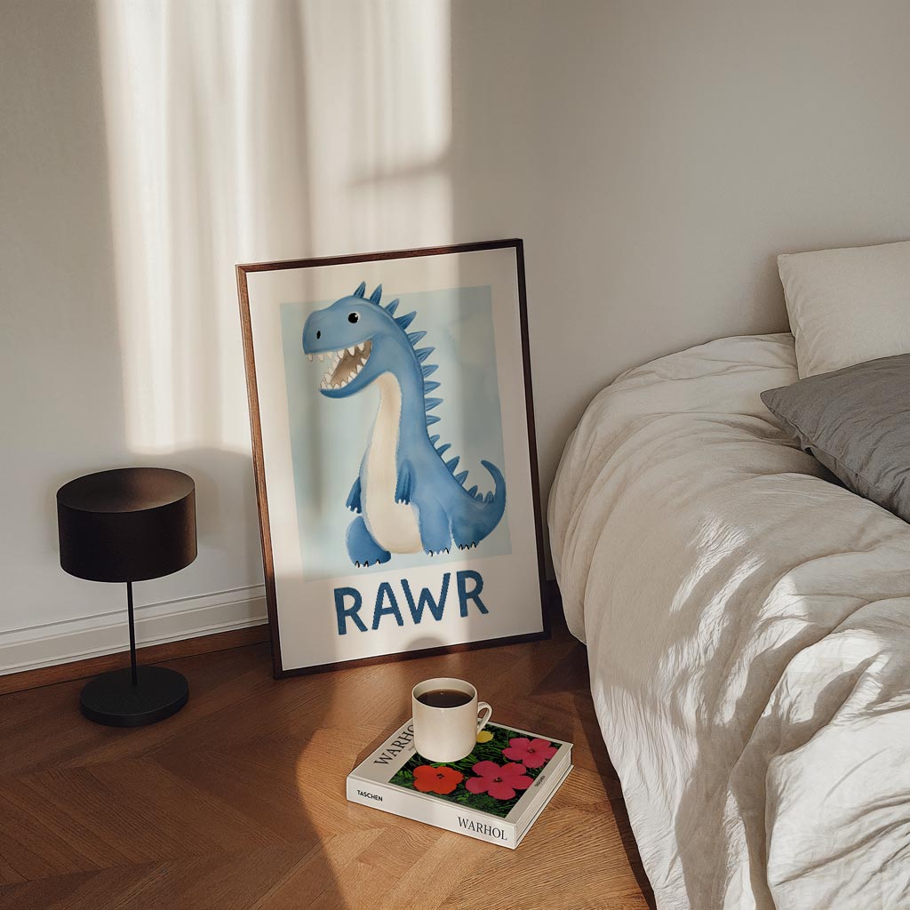 Dinosaur Poster "RAWR Poster-WallArtistic