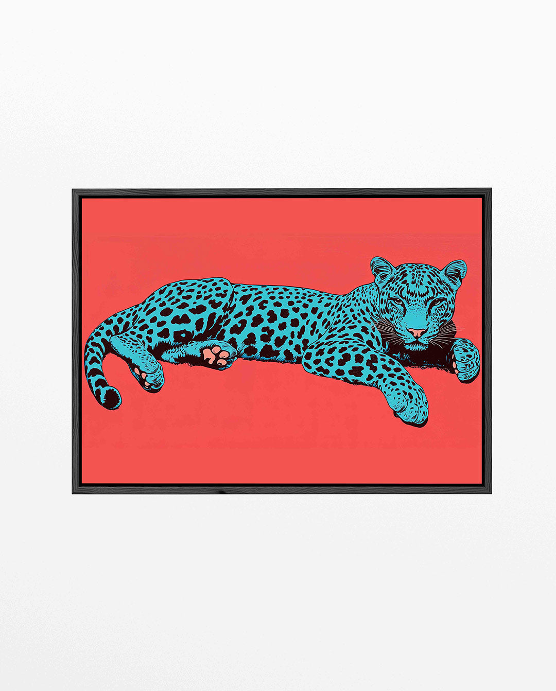 Levendige luipaard Kunstwerk