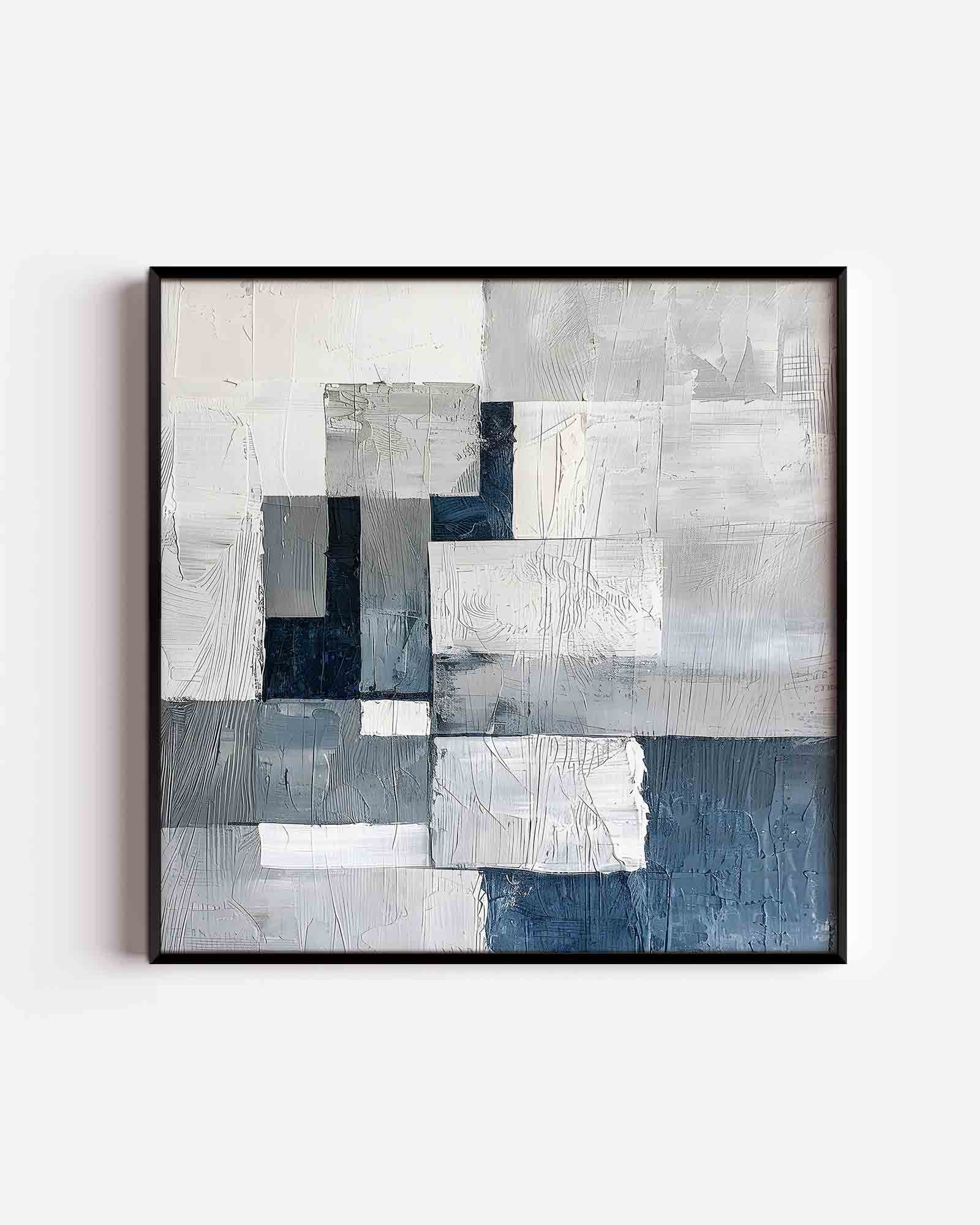 Abstracte rechthoeken Poster