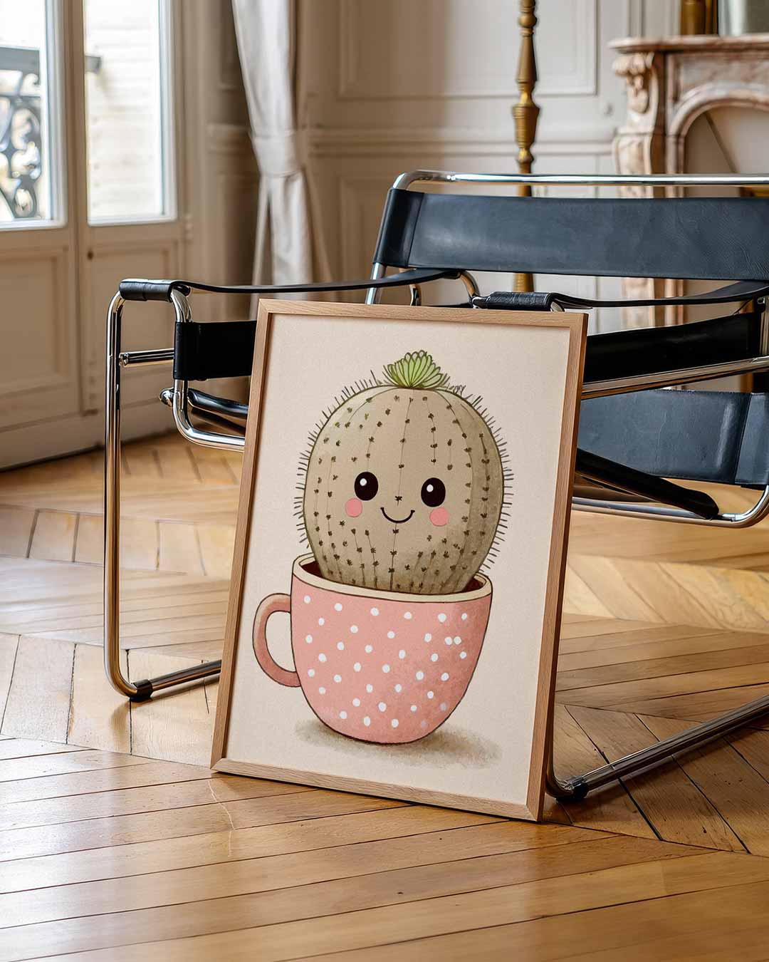 Schattige Cactus Poster-WallArtistic