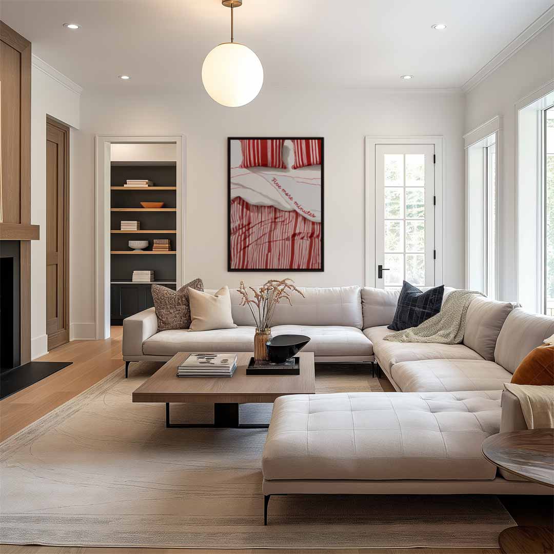 Five More Minutes Wandkunst Kunstwerk-canvas-dibond-plexiglas-wanddecoratie-WallArtistic