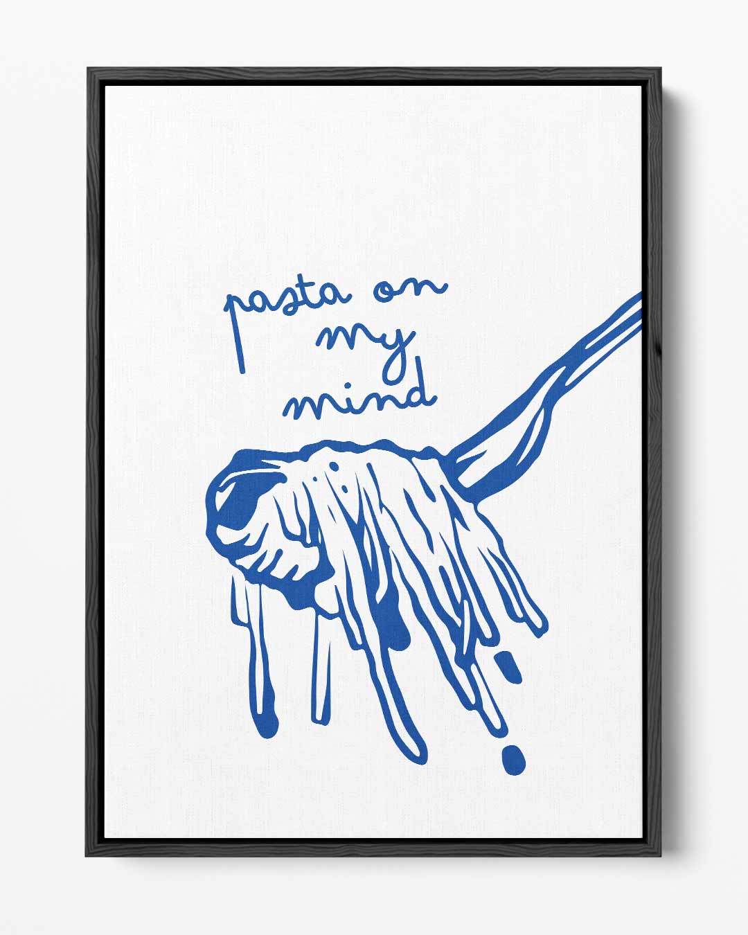 Pasta on My Mind Kunstprint Kunstwerk-canvas-dibond-plexiglas-wanddecoratie-WallArtistic