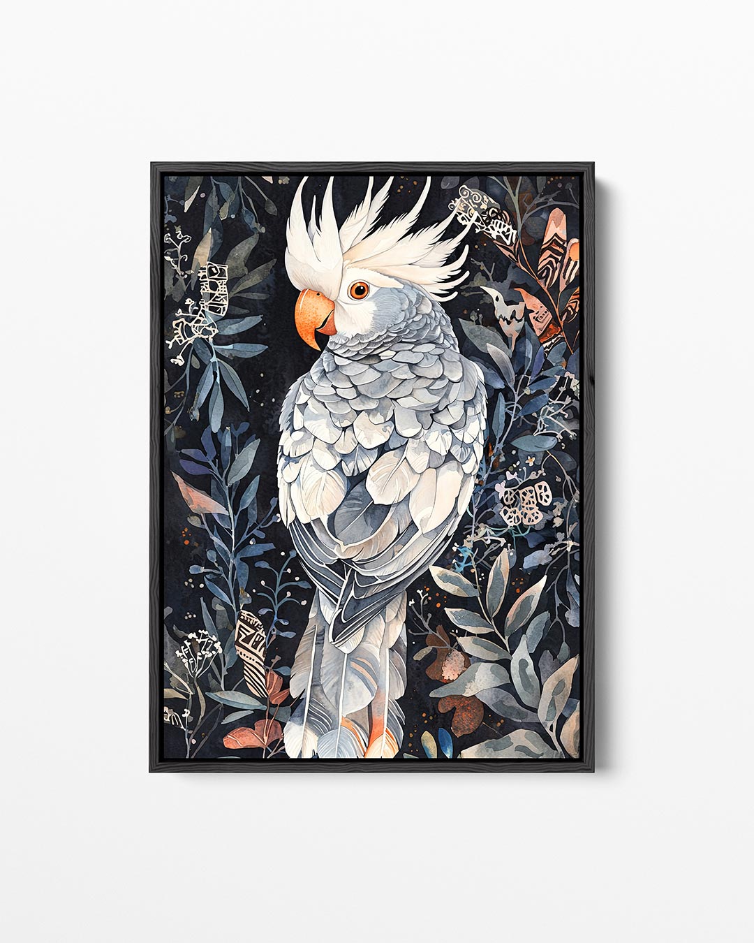 Vogels en bladeren Kunstwerk