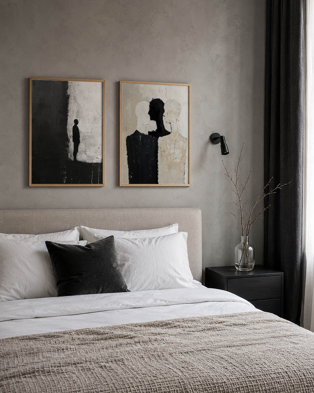 Schaduw en textuur Posterset