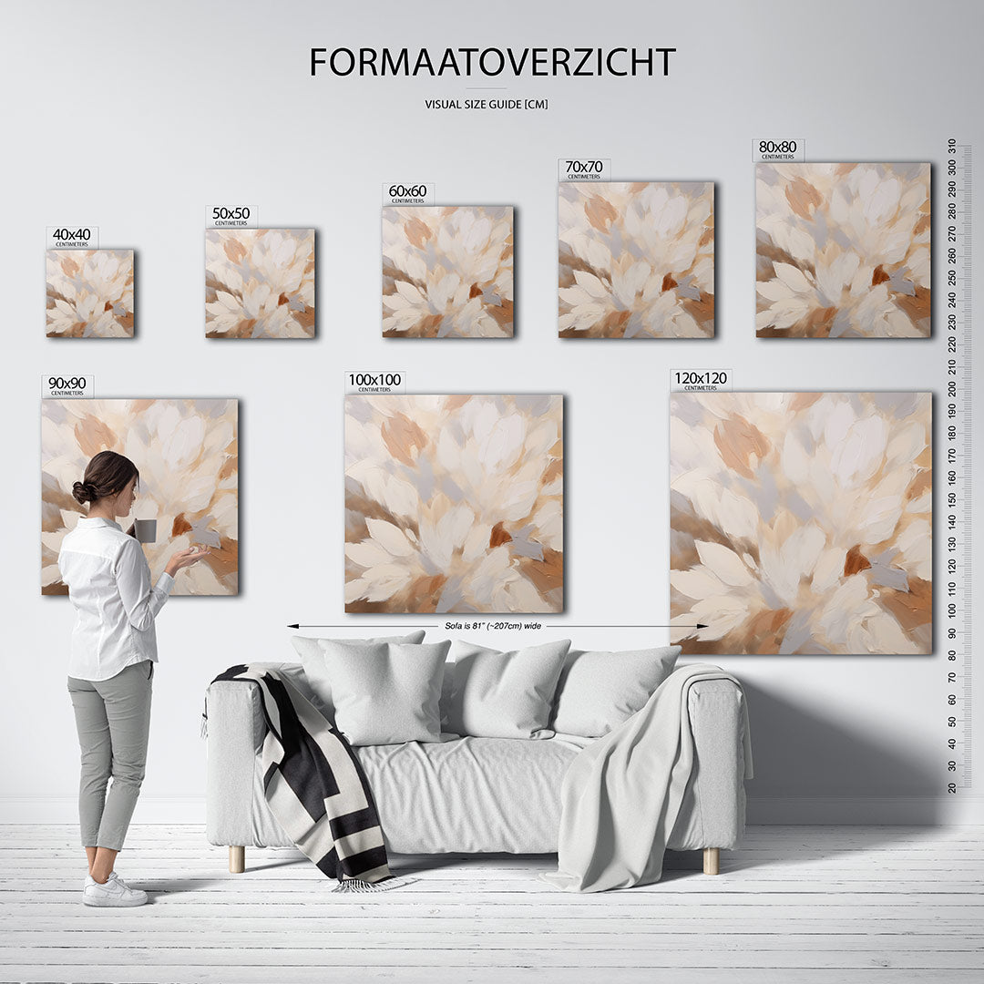 Organische vormen Kunstwerk