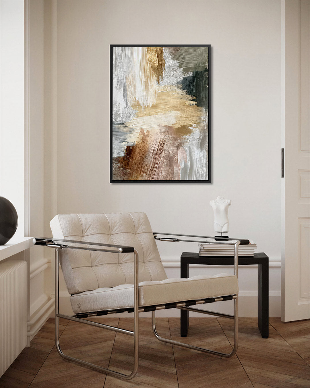 Dynamische kleurenmix Kunstwerk