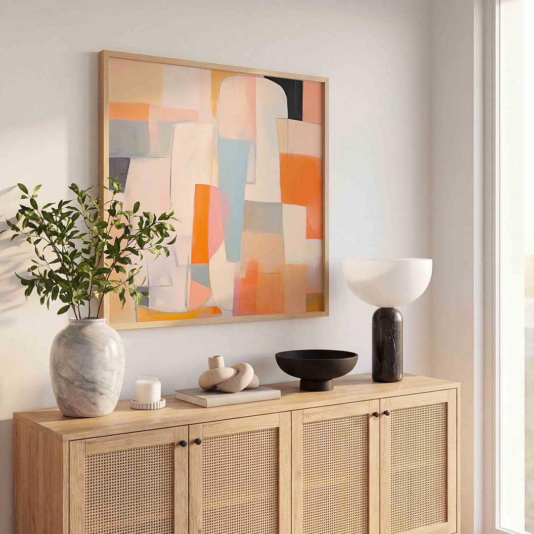 Abstracte vormen Poster