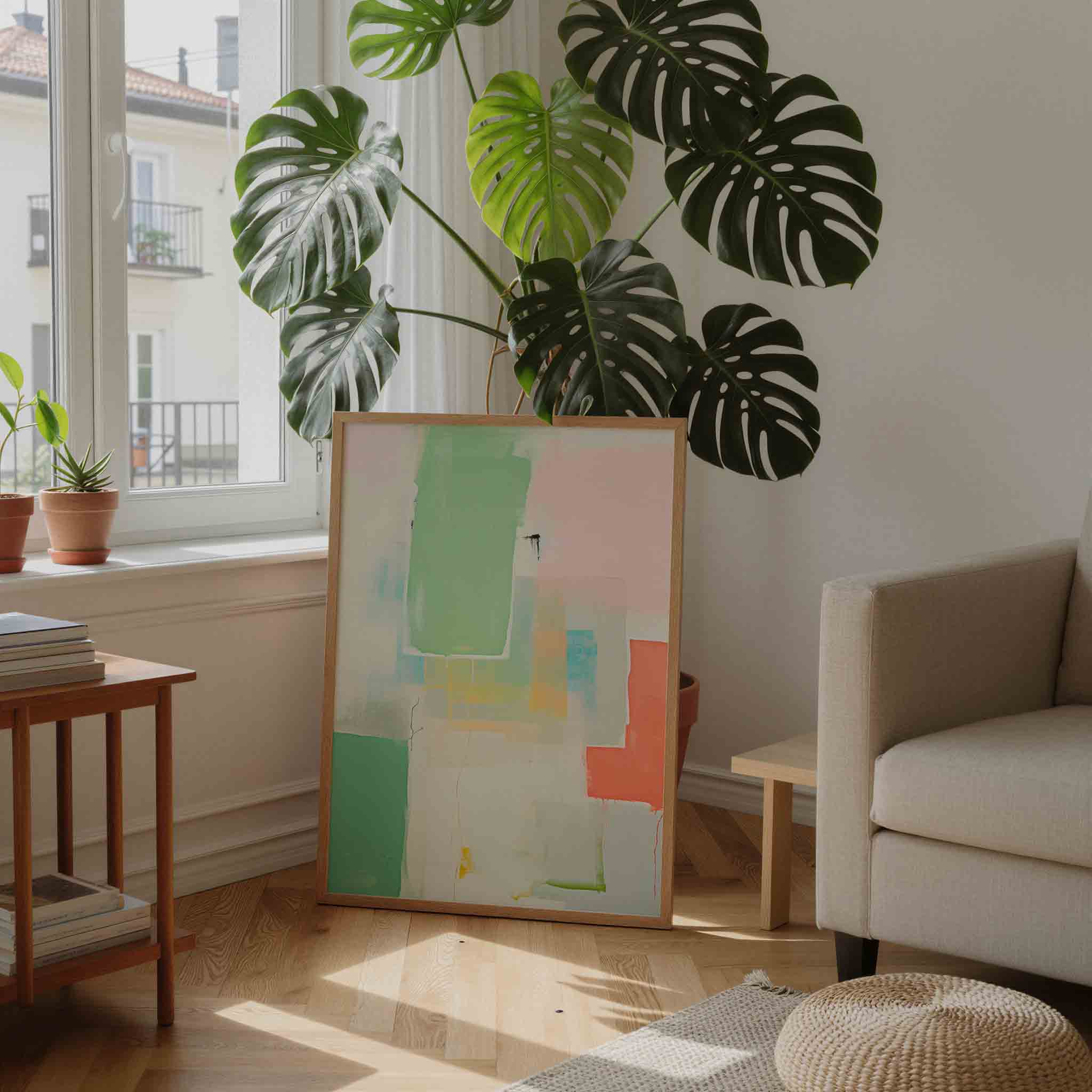 Abstracte vormen Poster