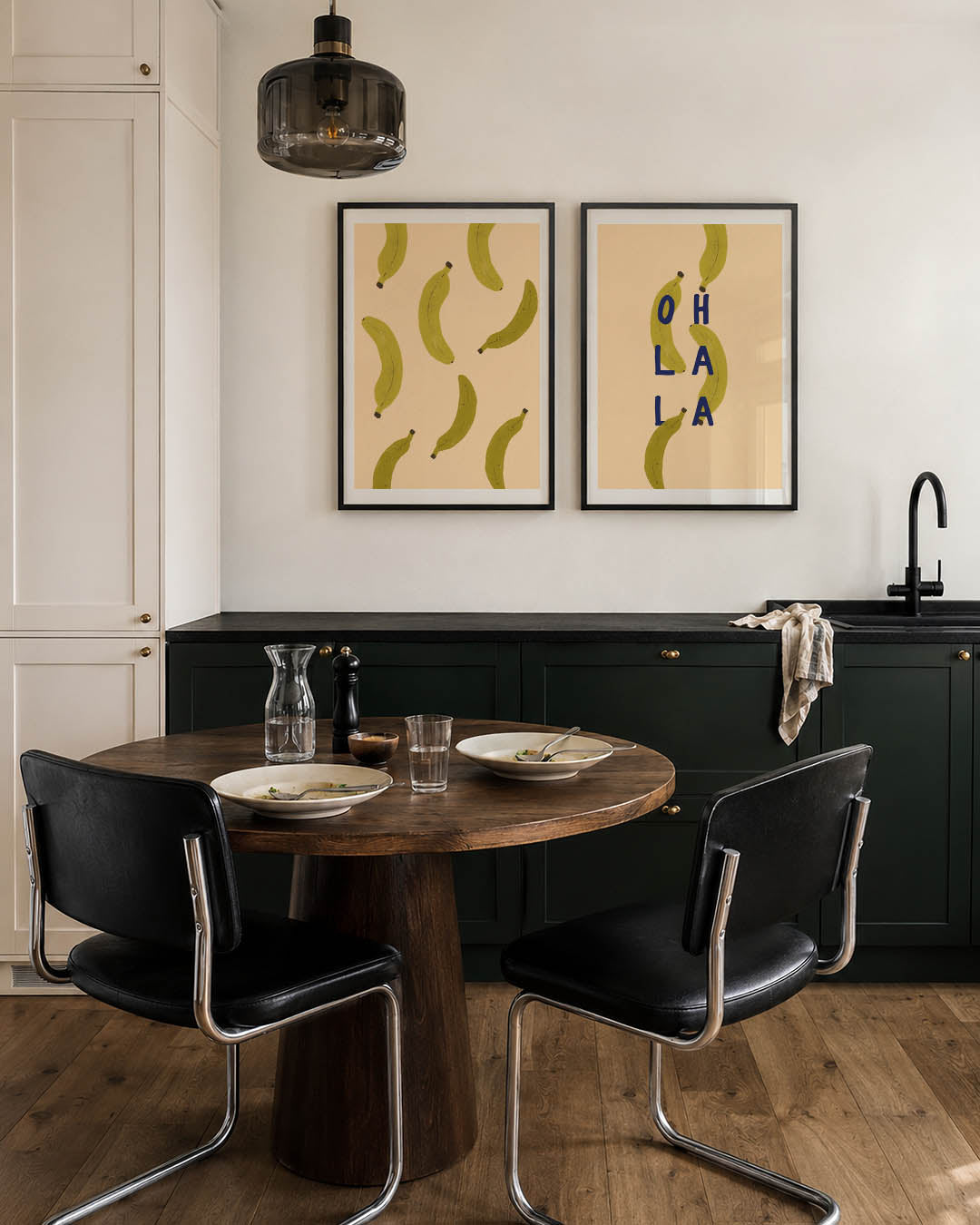 Speelse bananen Posterset