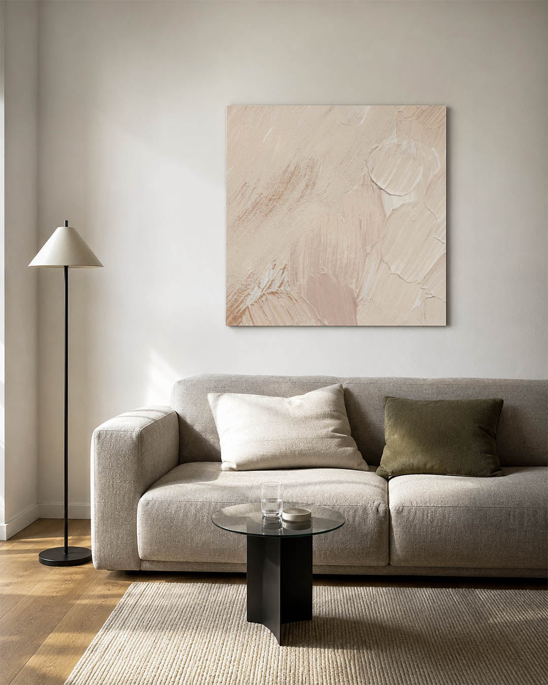 Zachte bewegingen Kunstwerk