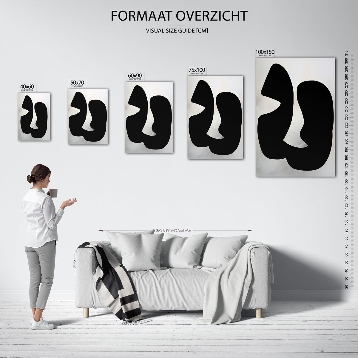 Organische vormen Kunstwerk