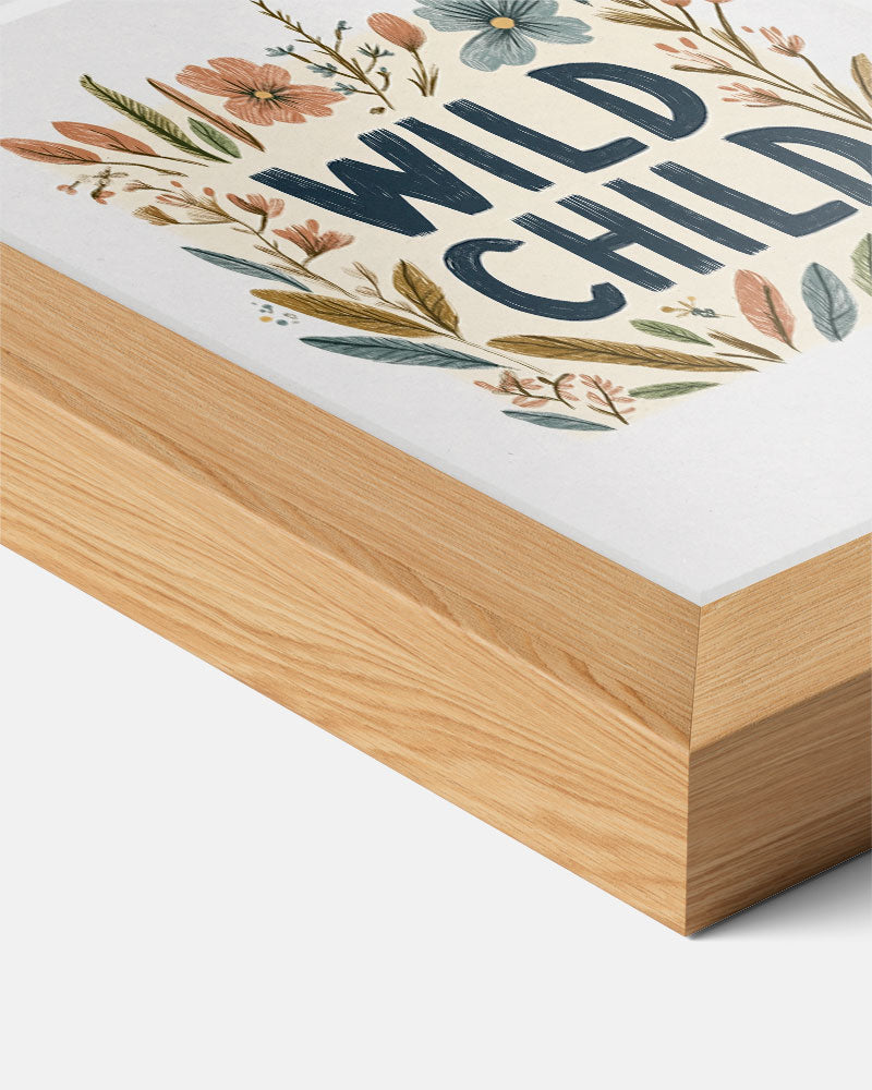 Wild Child Bloemenposter-WallArtistic