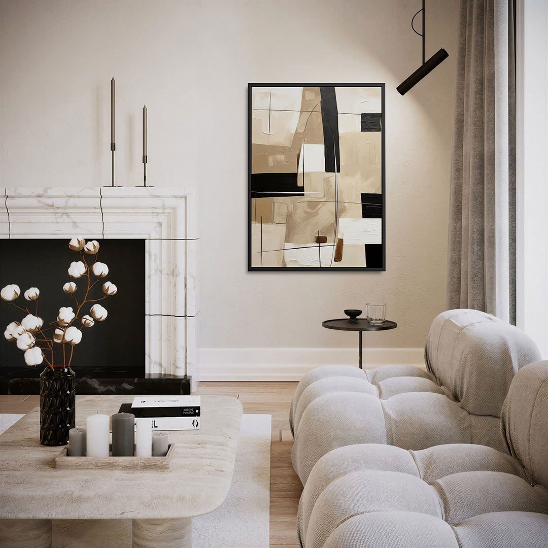 Geometrische vormen Kunstwerk