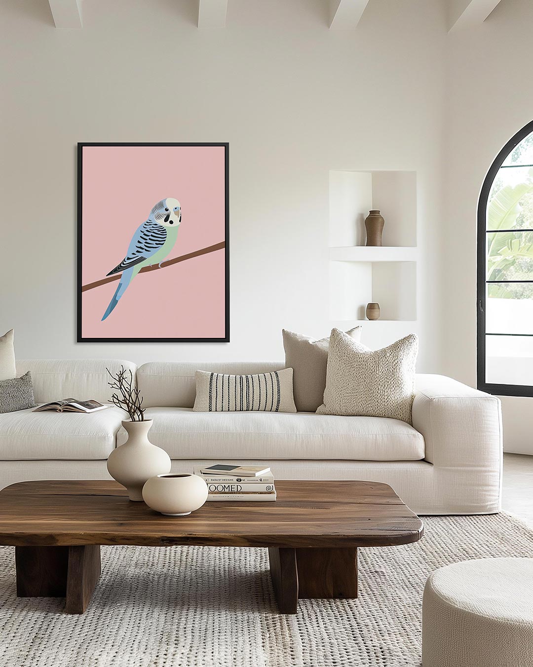 Vogel op tak Kunstwerk