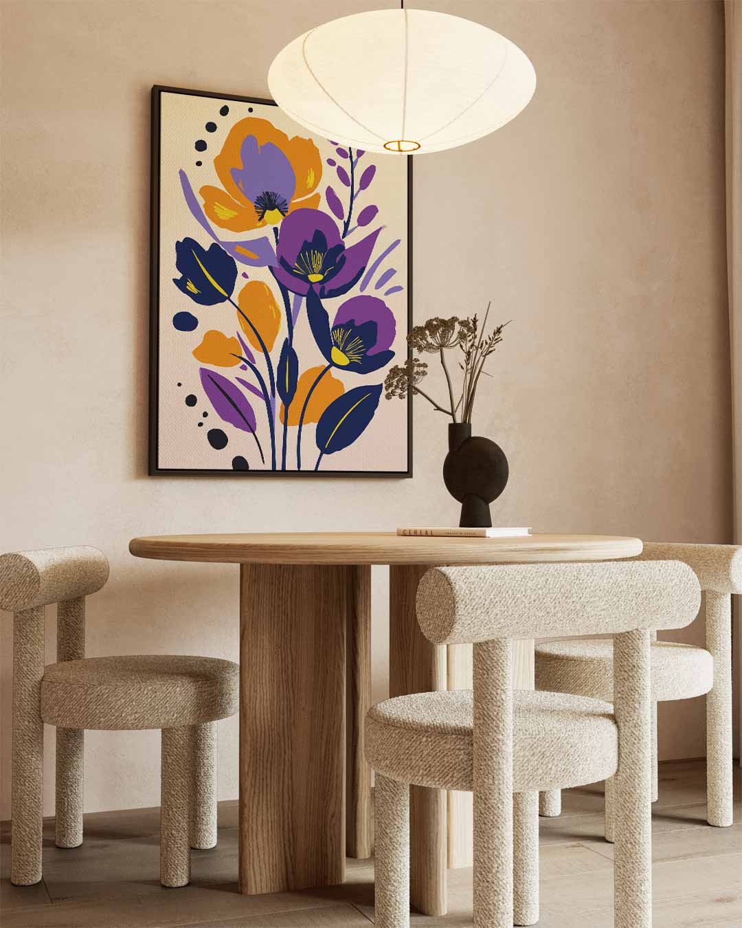Levendige Bloemenpracht Kunstwerk-canvas-dibond-plexiglas-wanddecoratie-WallArtistic