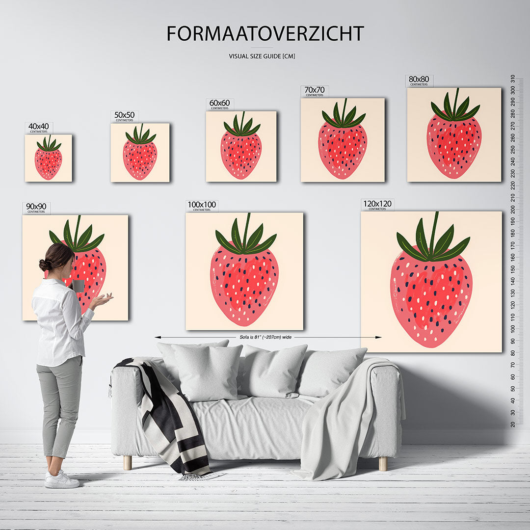 Fruitige illustratie Kunstwerk