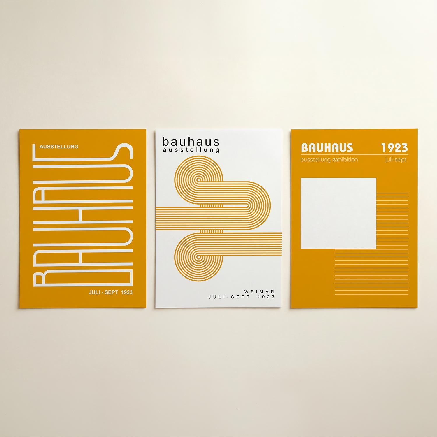 Lijnen en kleurvlakken Posterset