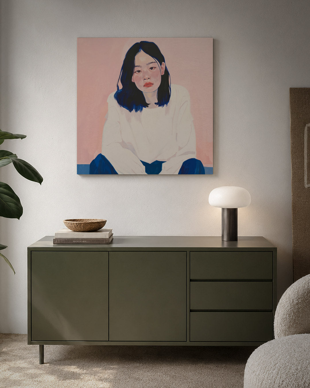 Portretstudie Kunstwerk