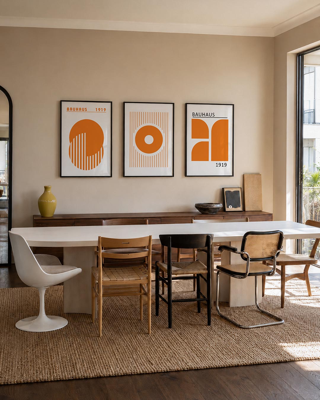 Cirkel en strepen Posterset