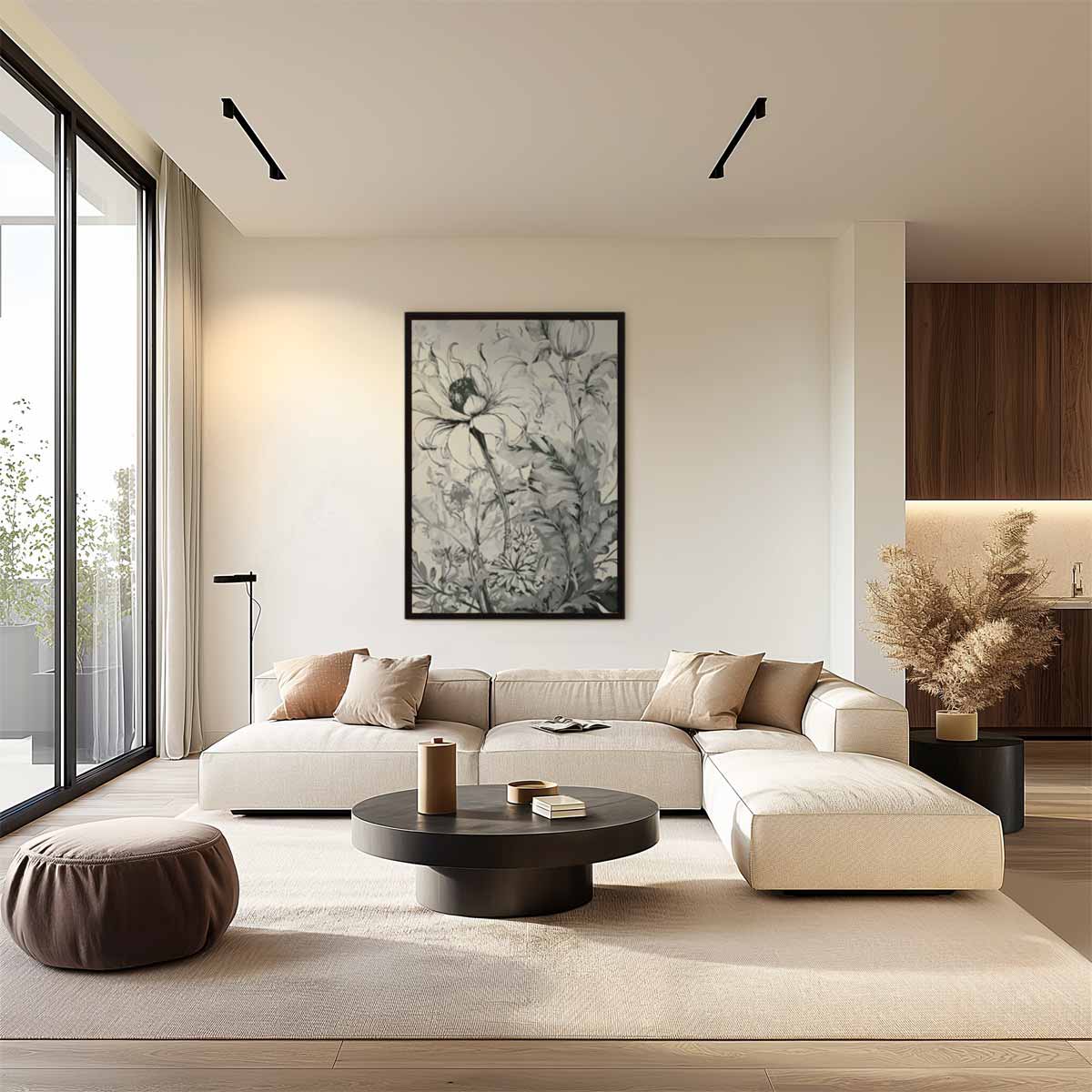 Botanische Bloemenpracht Kunstwerk-canvas-dibond-plexiglas-wanddecoratie-WallArtistic
