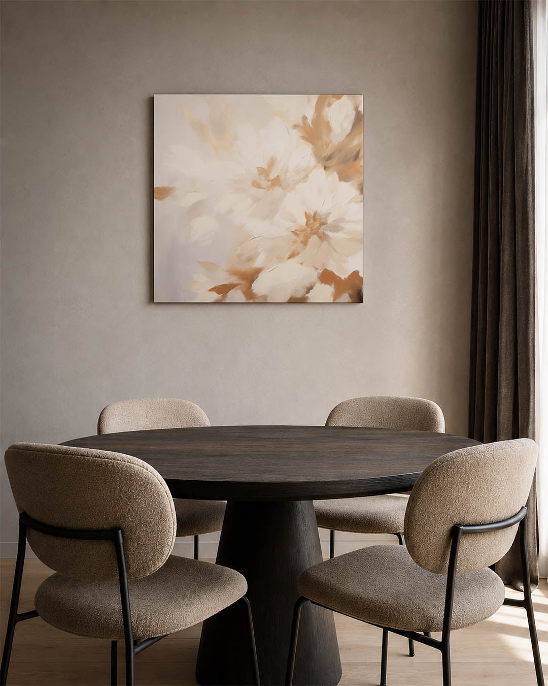 Dromerige bloemen Kunstwerk