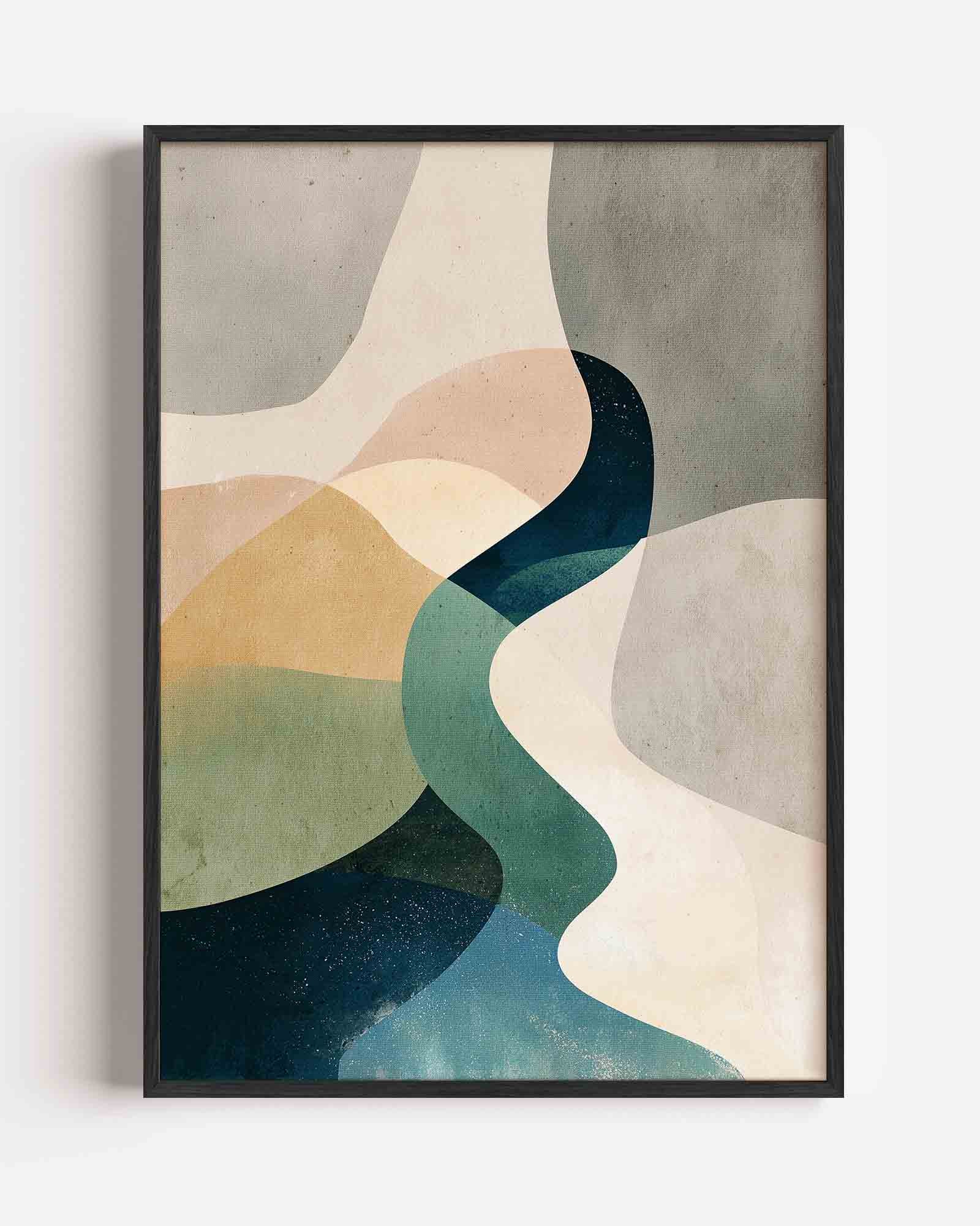 Abstracte vormen Poster