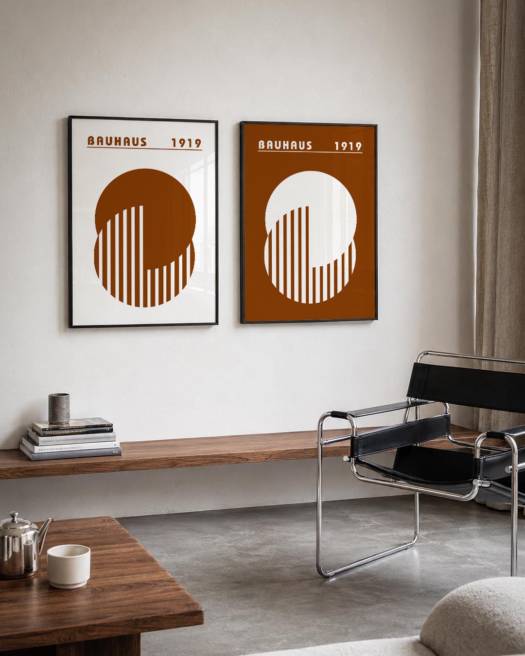 Cirkel en lijnen Postersets