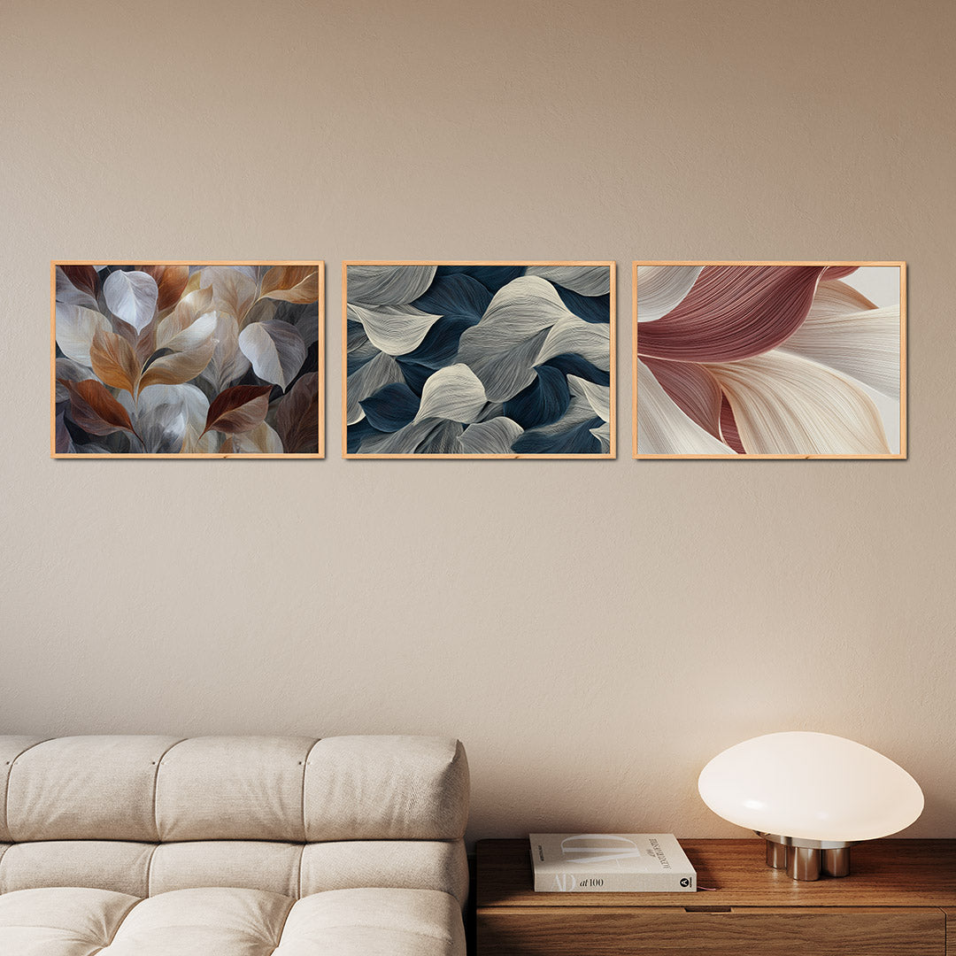 Bladervormen harmonie Posterset